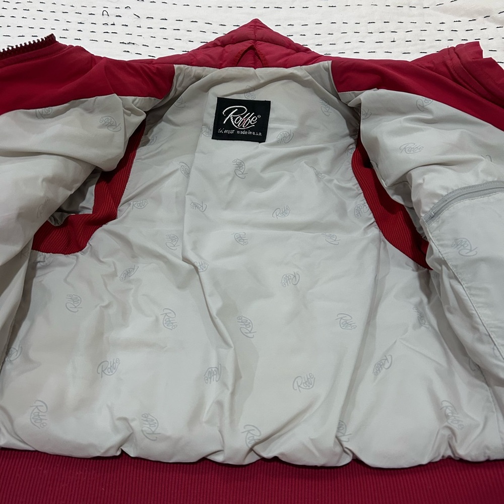 Red Vintage Roffe Ski Jacket - Picture 16 of 16